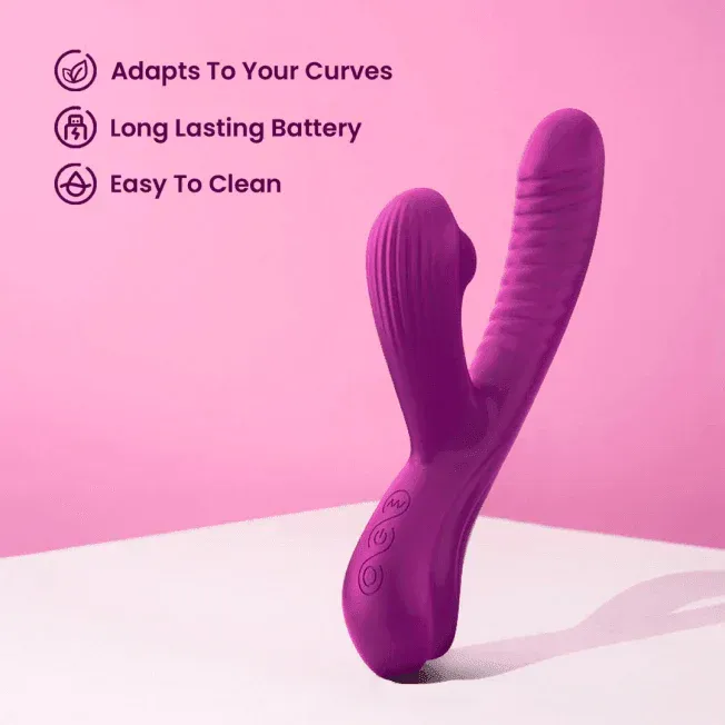 Beta Rabbit 3-in-1 Sucking, Swing Vibrator - Image 4